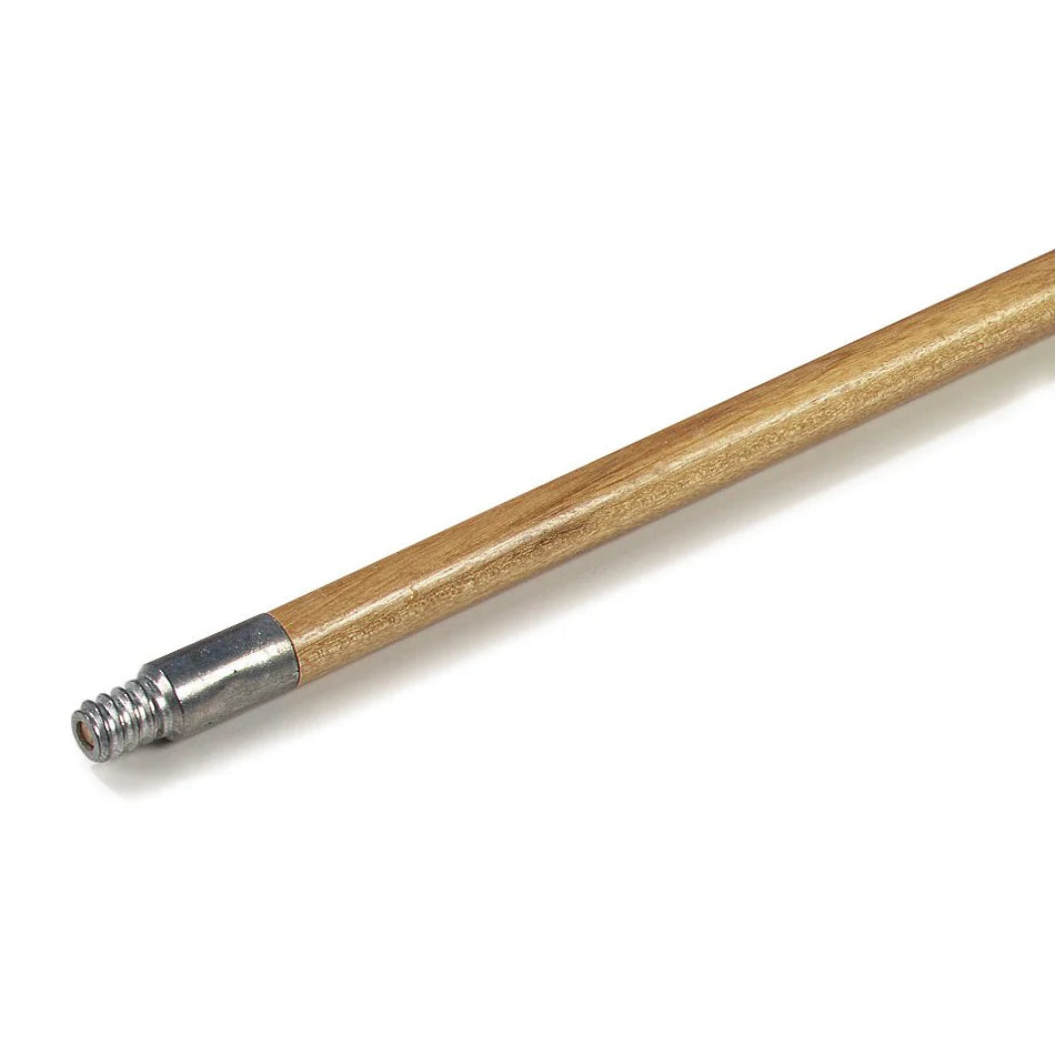 Carlisle 4526700 Metal Tip Wood Brush / Broom / Mop Handle, 60