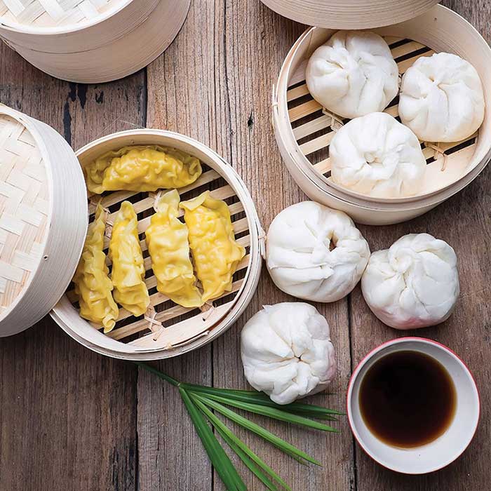Bamboo Steamer w/ Lid, 6
