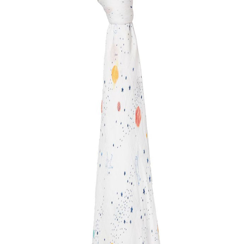 Boutique Large Silky Soft Bamboo Swaddle, Stargaze