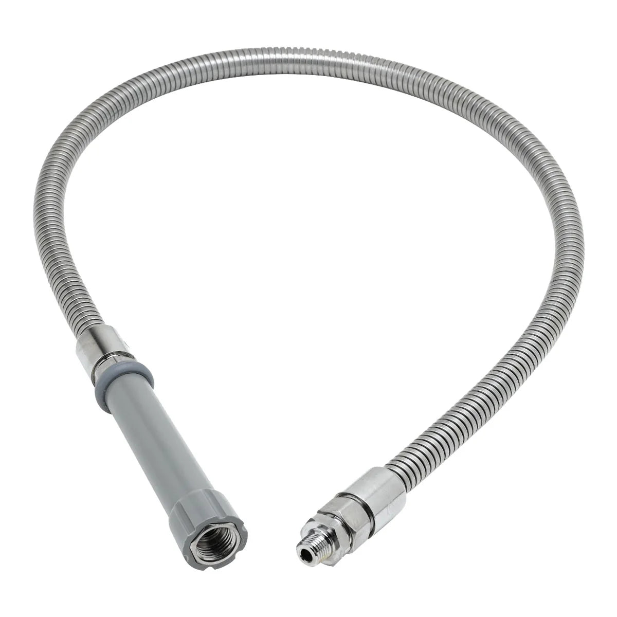 T&S Brass B-0044-HF Pre-Rinse Stainless Steel Flexible Hose, 44